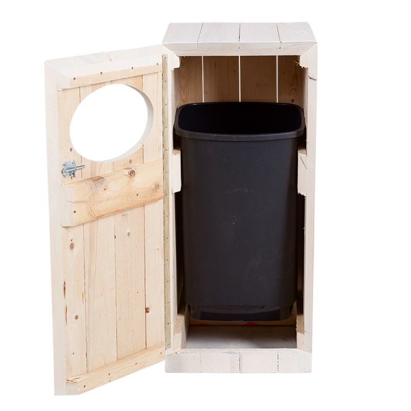 Poubelle Natura 50 L (40 x 40 x H 90 cm)