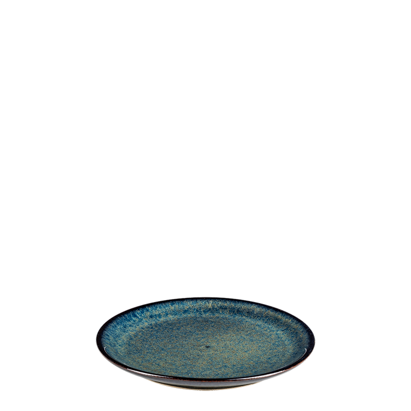 Blauw broodbord Corfou Ø 16,5 cm
