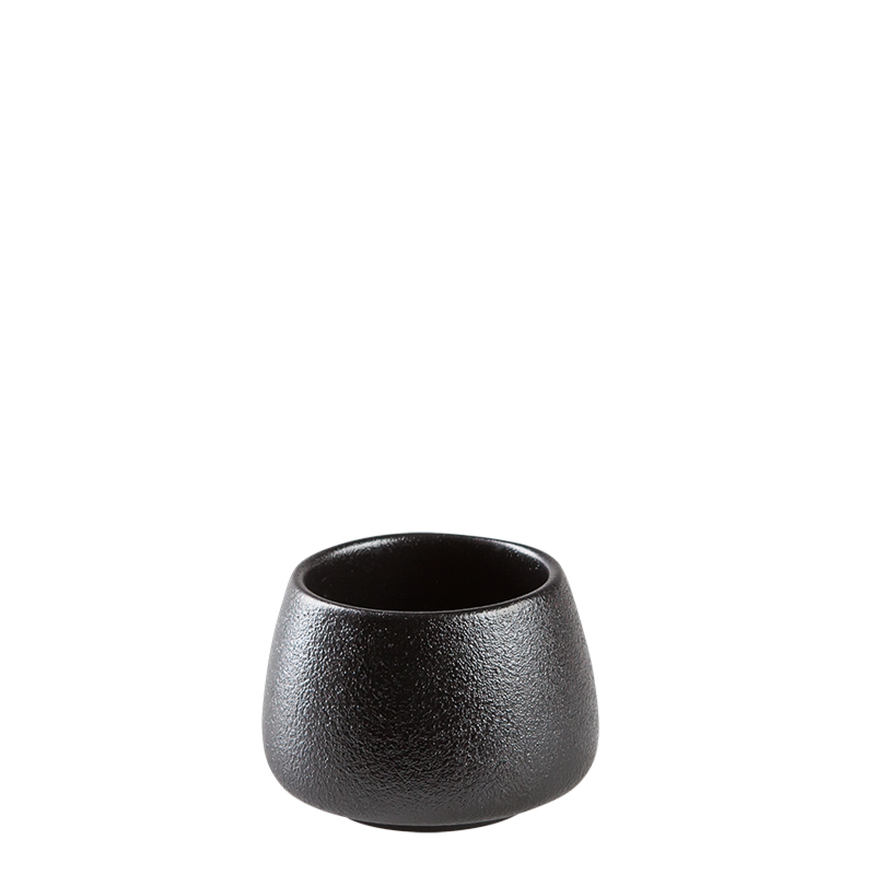 Tom noir Ø 6,5 cm H 4.5 cm 8 cl