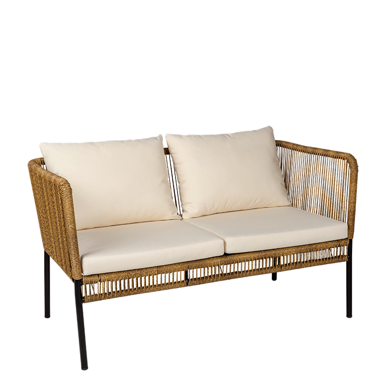 Sofa Rotin Terrasse 68 x 126 cm H 70 cm