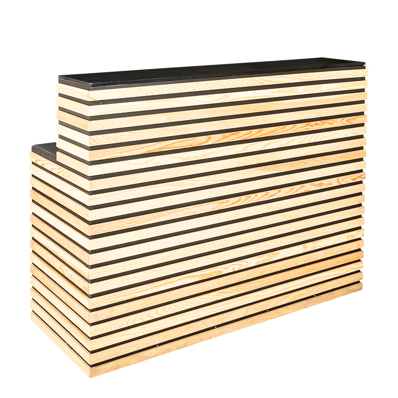 Bar opklapbaar Deck 55 x 150 cm H 115 cm