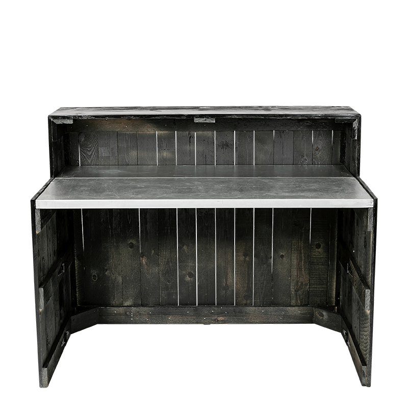 Bar pliant Natura black 150 x 70 cm H 120 cm