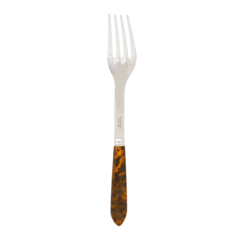 Fourchette de service Ambre brun