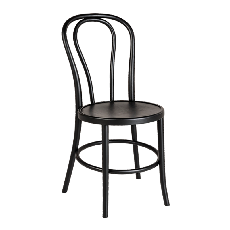 Chaise Bistrot noire