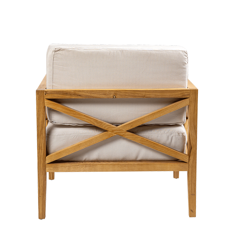 Zetel Biarritz 70 x 75 cm H 78 cm