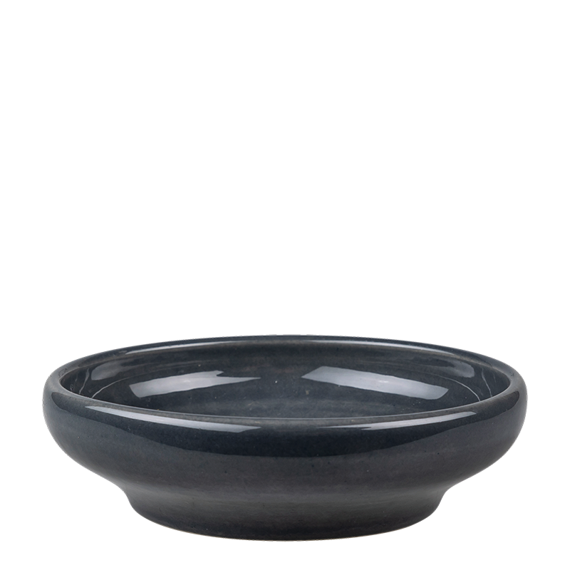 Coupe Corfou nuit noire Ø 12,7 cm H 3,5 cm 18 cl