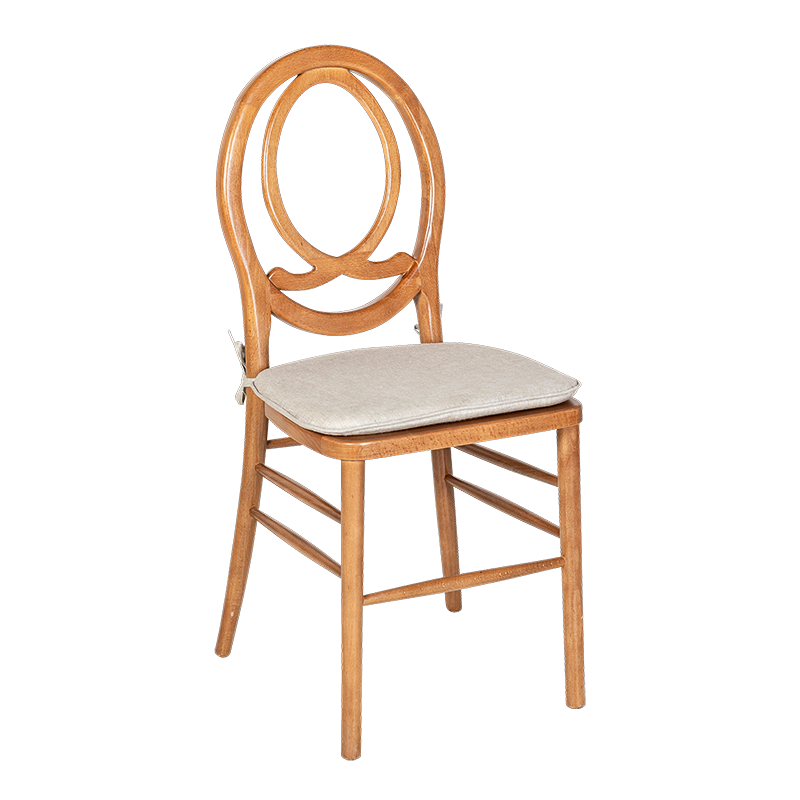 Chaise Sphinx avec coussin crème