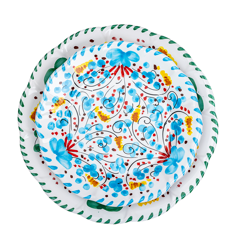 Groot bord POPOLO per Vaisselle Vintage Ø 25cm