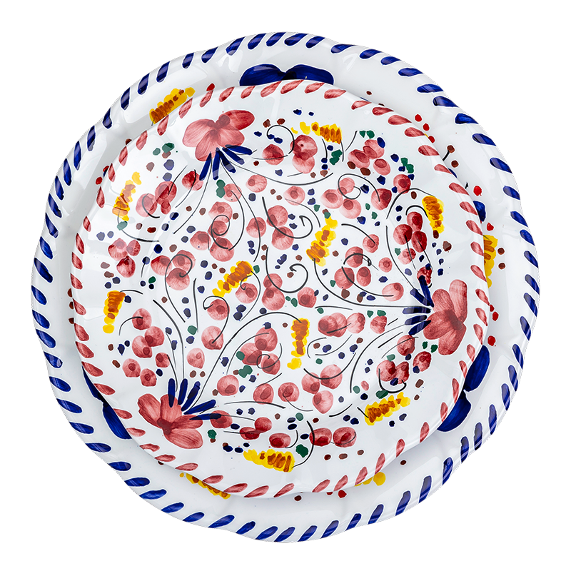 Groot bord POPOLO per Vaisselle Vintage Ø 25cm