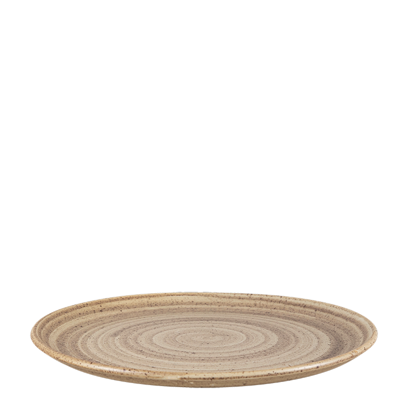 Plat rond Vintage Grès