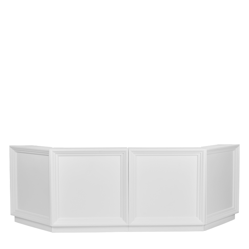 Bar modulo Wit hoek module 90 x 90 H 110 cm