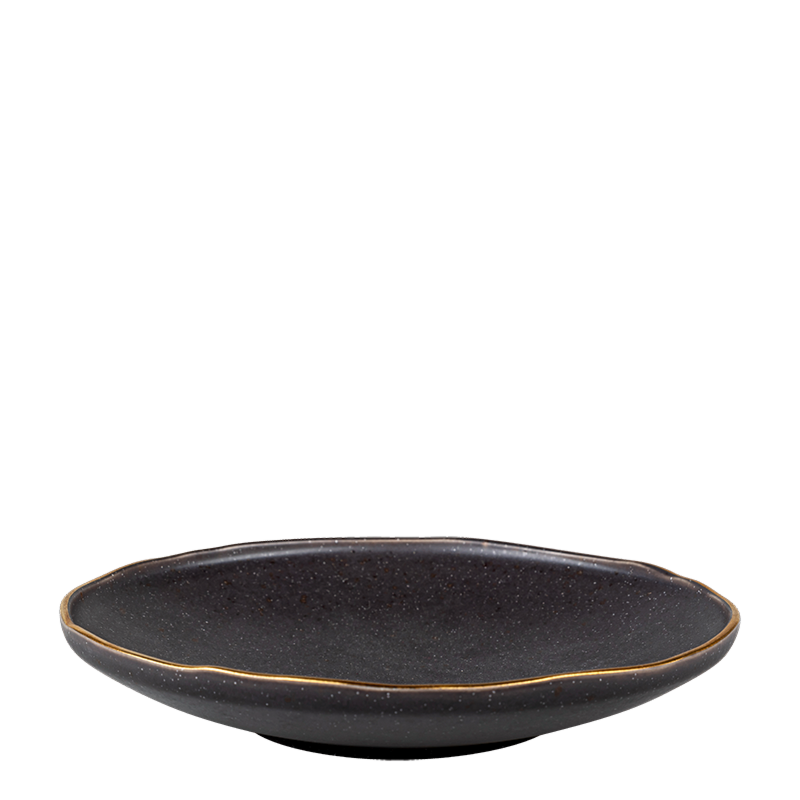 Assiette creuse Volcan doré Ø 23 cm