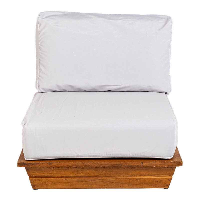 Fauteuil Lounge garden grey 76 x 76 cm H 70 cm