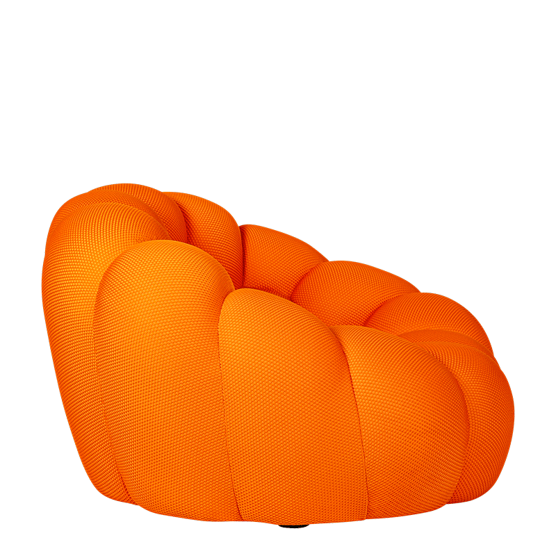 Zetel Bubbly oranje 115 x 118 cm H 78 cm