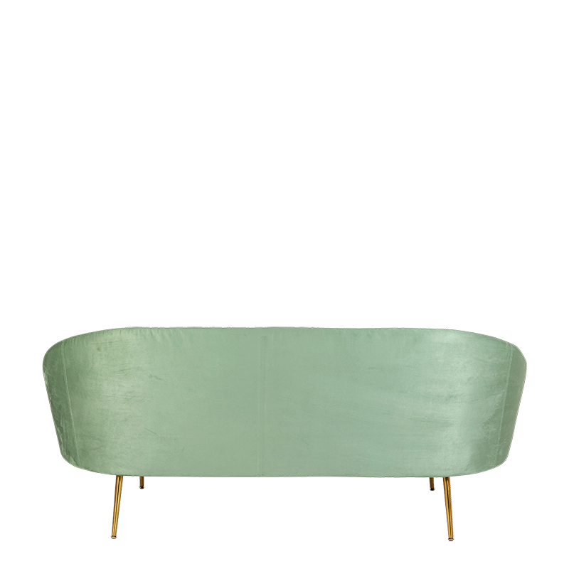 Sofa Sofia varengroen 83 x 190 cm H 76 cm