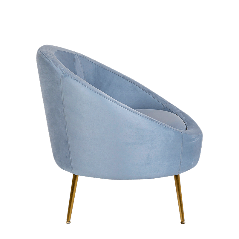 Zetel Sofia blauw 92 x 82 cm H 78 cm