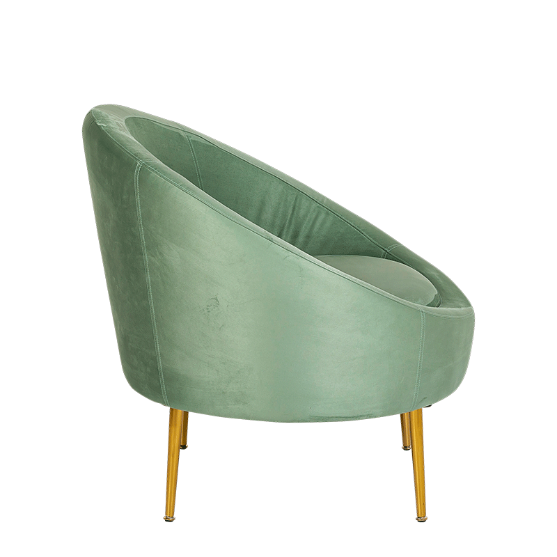 Zetel Sofia groen 92x82 cm Alt. 78cm