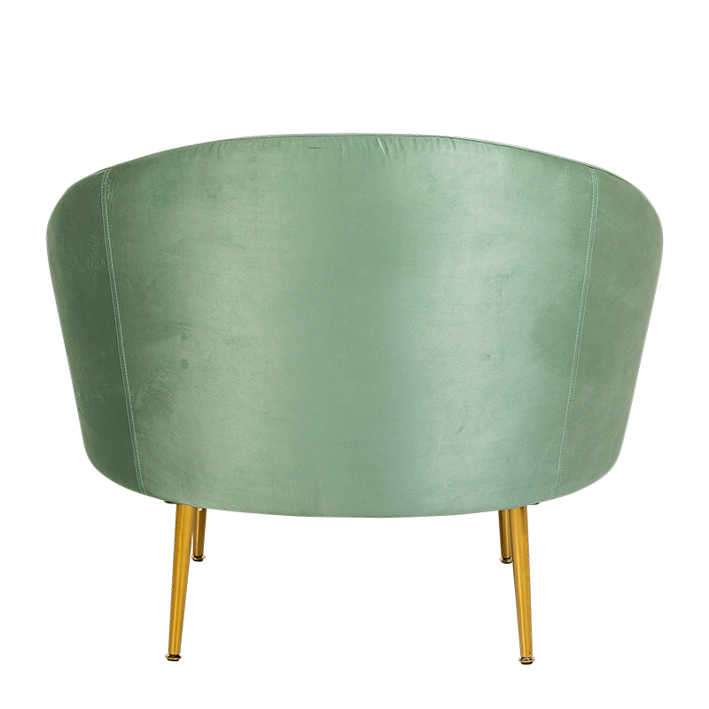 Zetel Sofia groen 92x82 cm Alt. 78cm