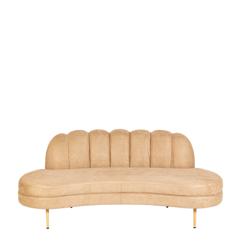 Sofa Bella beige 75 x 190 cm H 80 cm