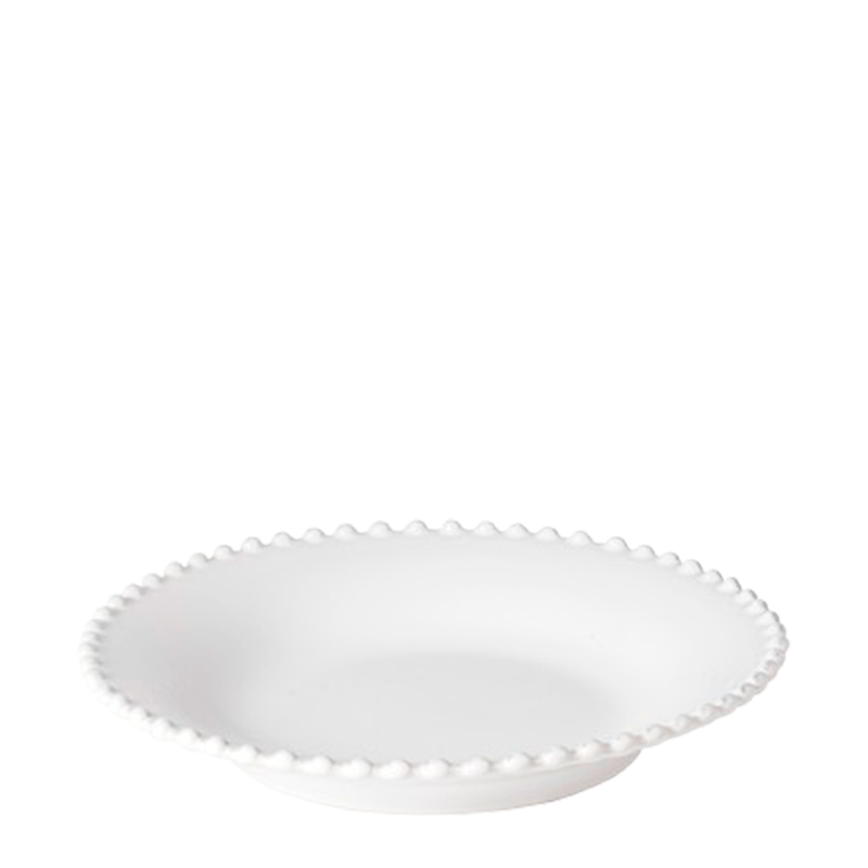 Assiette creuse perle nacrée Ø 24 cm