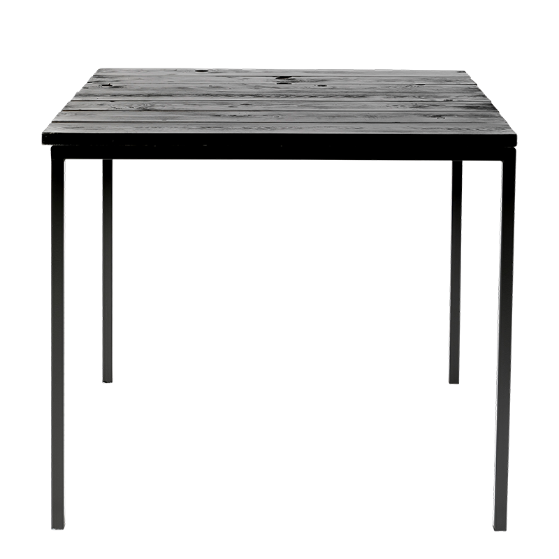 Tafel natura black 88 x 88 cm