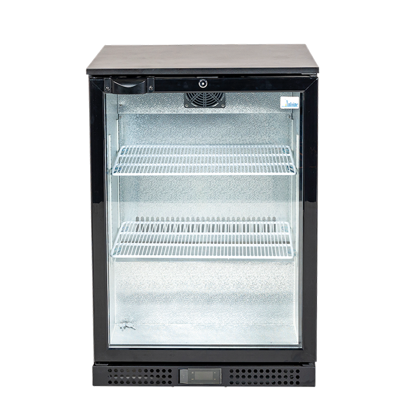 Koelkast met 1 glazen deur - 130 L