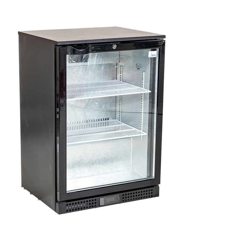 Koelkast met 1 glazen deur - 130 L