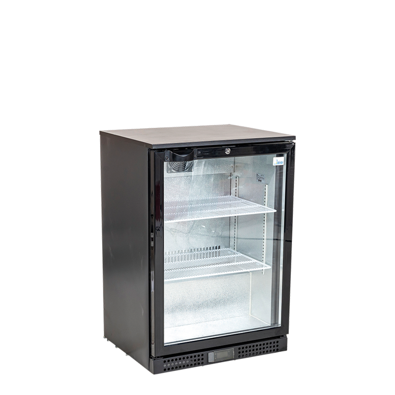 Koelkast met 1 glazen deur - 130 L