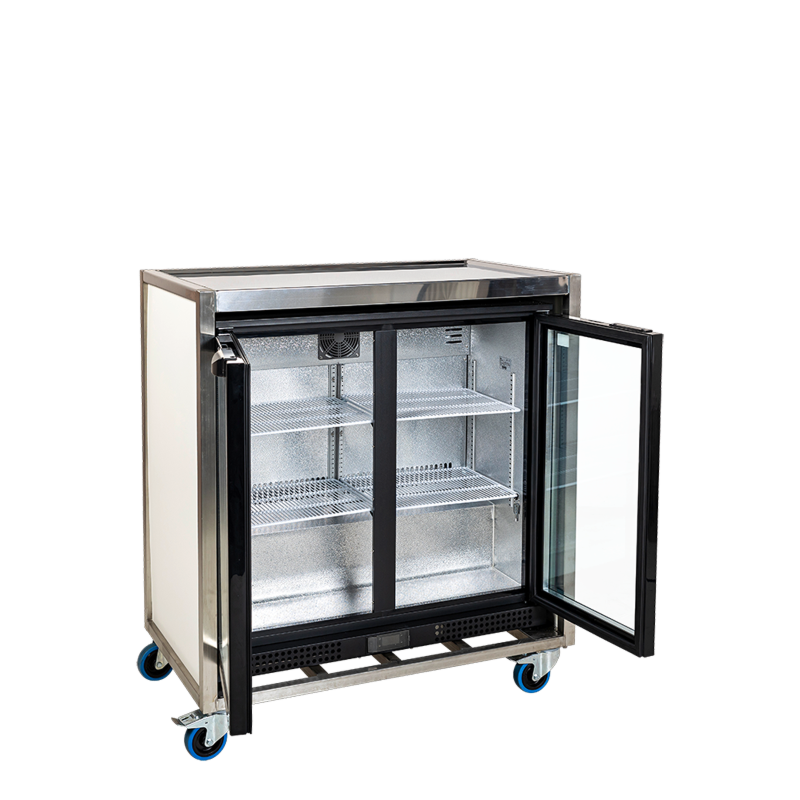 Réfrigérateur stand vitré 2 portes - 200 L