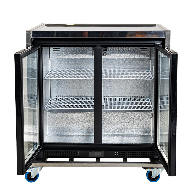 Réfrigérateur stand vitré 2 portes - 200 L