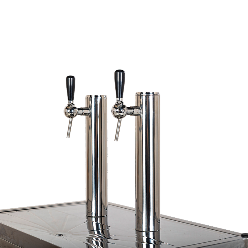 Bar à bière sur roulettes avec 1 tête Sankey et 1 Alumasc