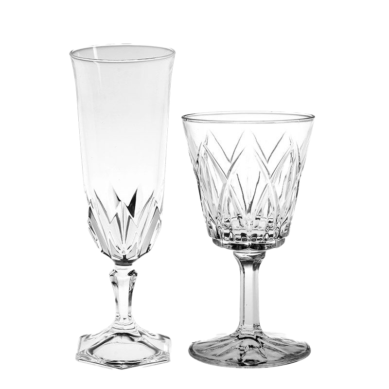 Verres Vintage style Cristal