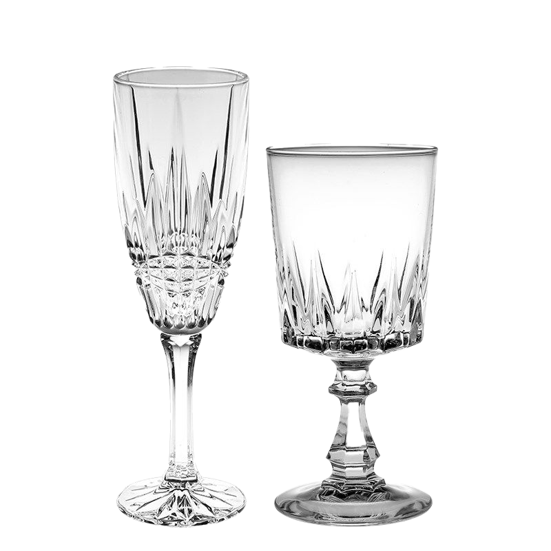 Verres Vintage style Cristal
