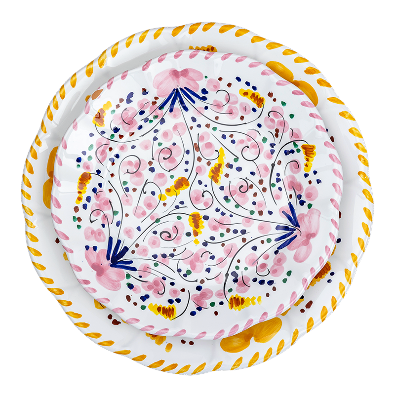 Assiettes POPOLO per Vaisselle Vintage