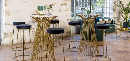 Cocktail met gouden accenten